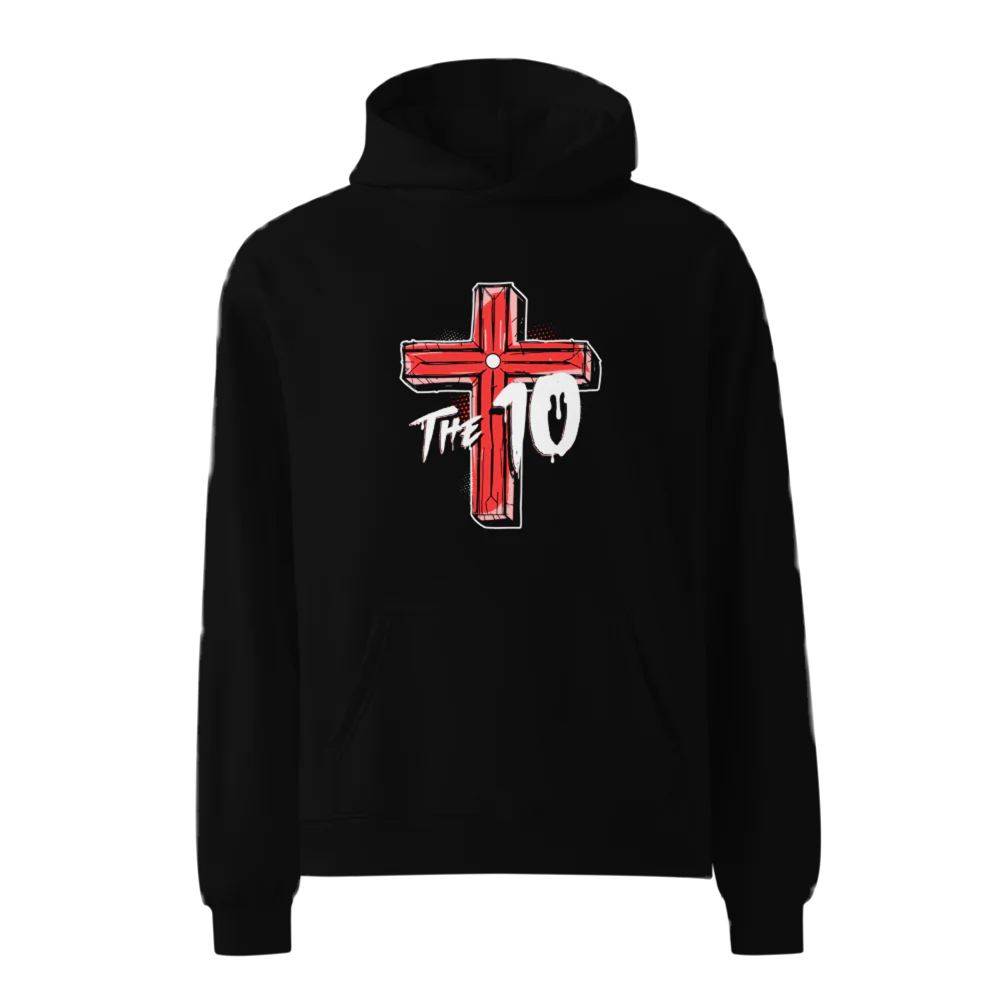 The10 Cross Hoodie – Christian Streetwear