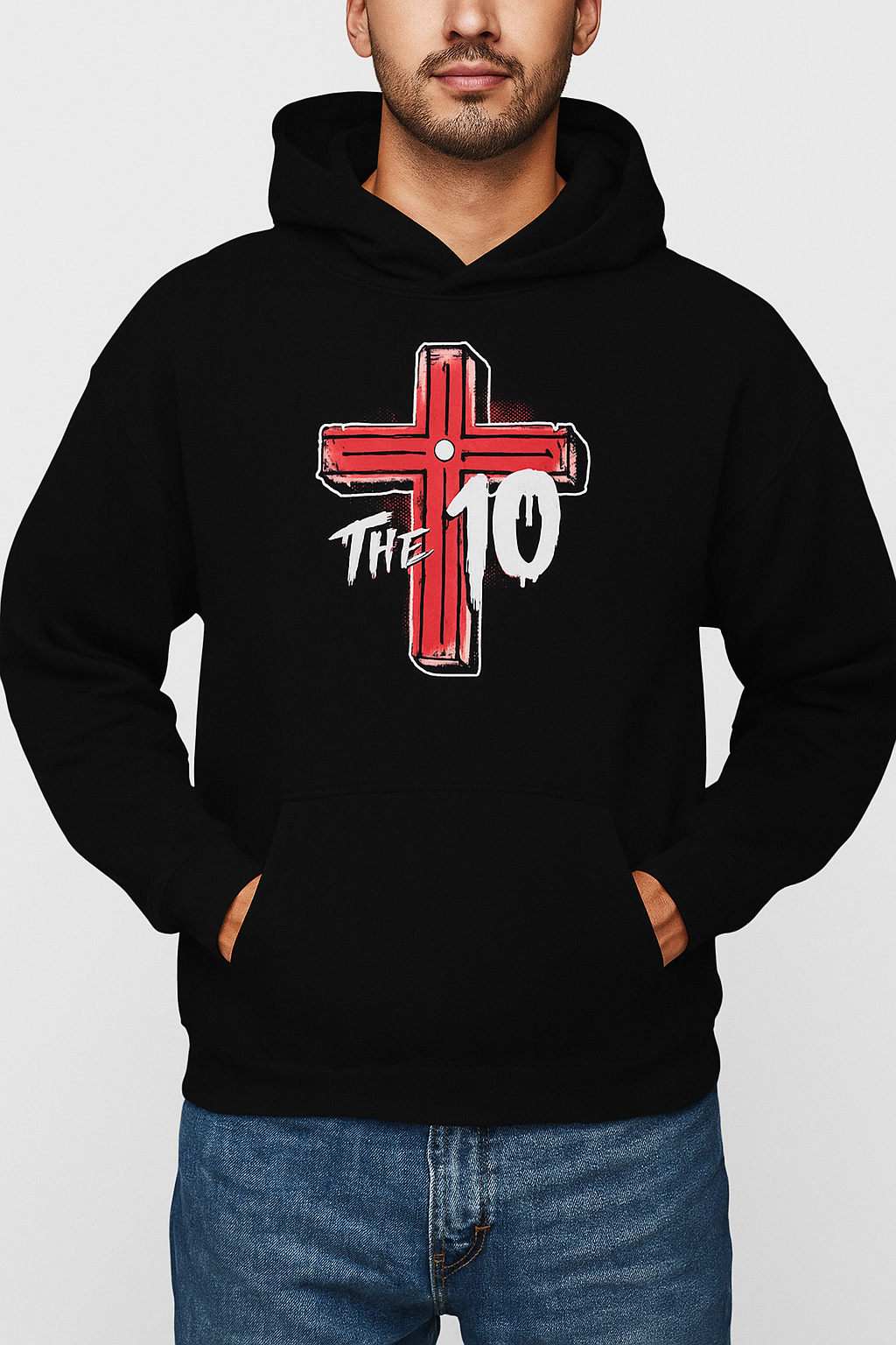 The10 Cross Hoodie – Christian Streetwear