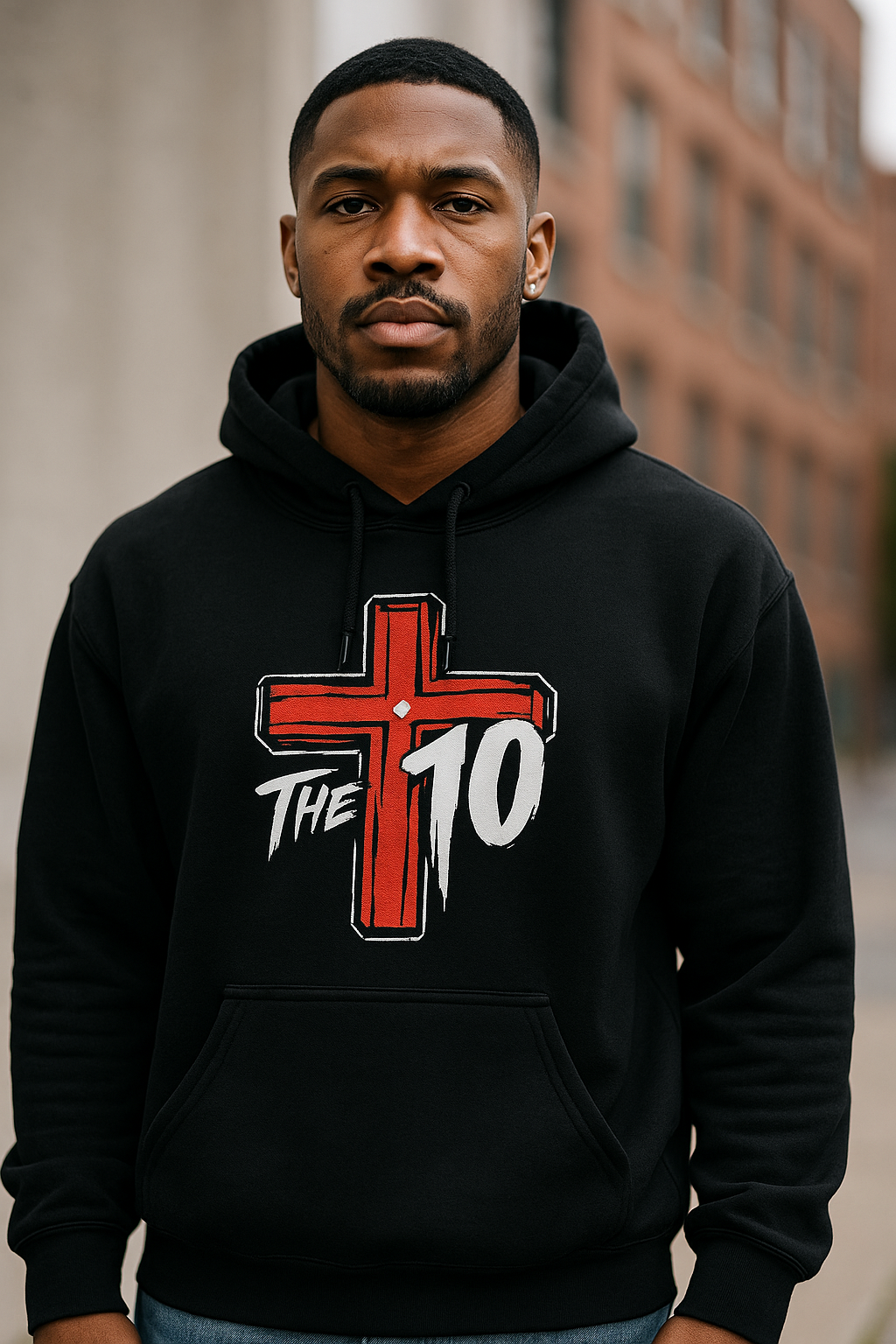 The10 Cross Hoodie – Christian Streetwear